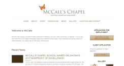 Desktop Screenshot of mccallschapel.com